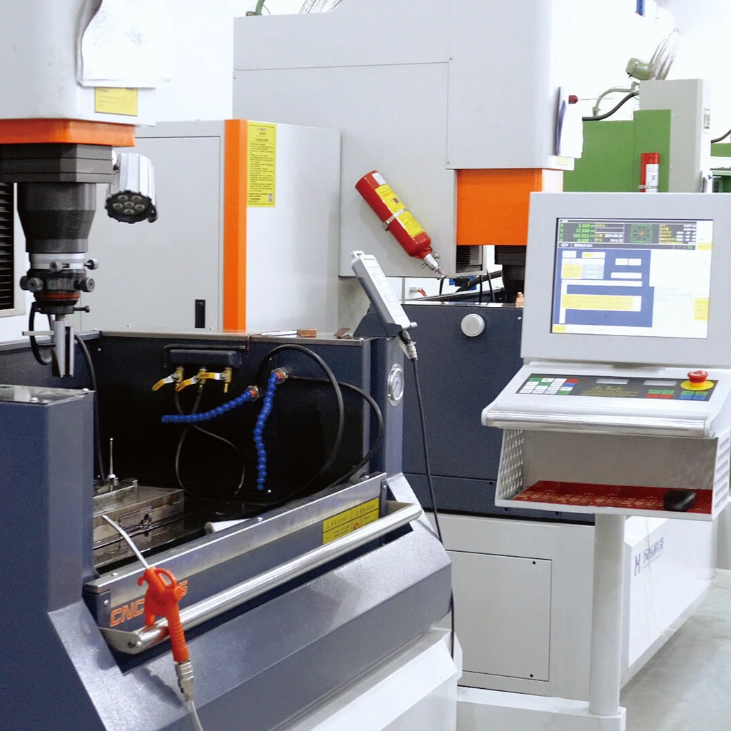 Fully automatic mirror EDM machine