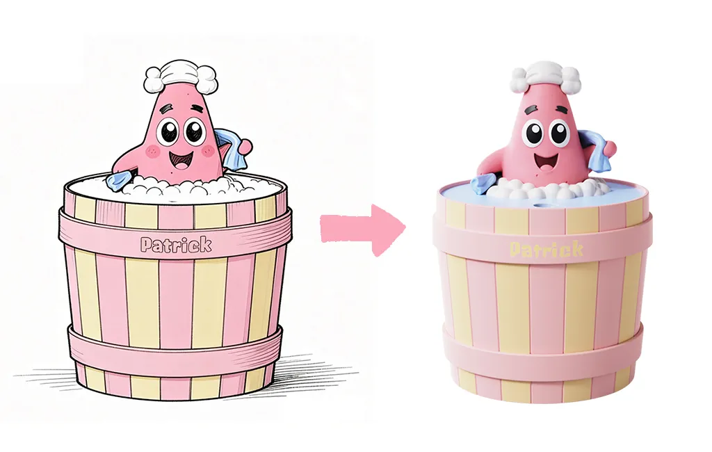 Patrick Star Bathtub Humidifier