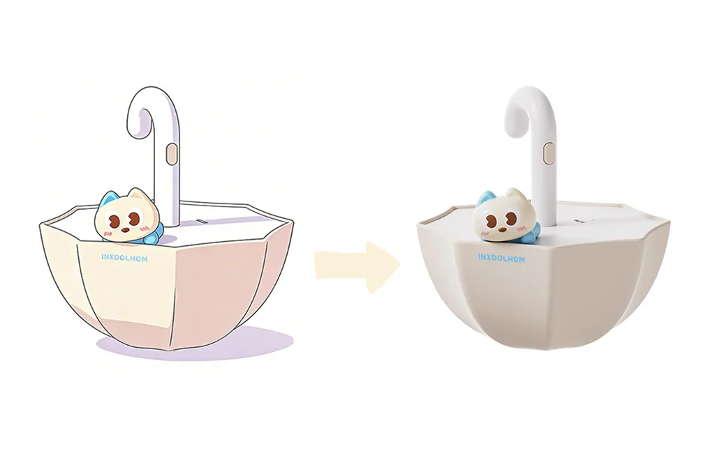 cute cat Night light