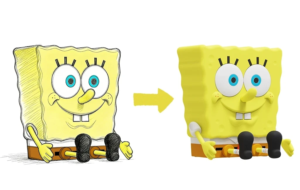 SpongeBob SquarePants Tap Light – Custom Homeware