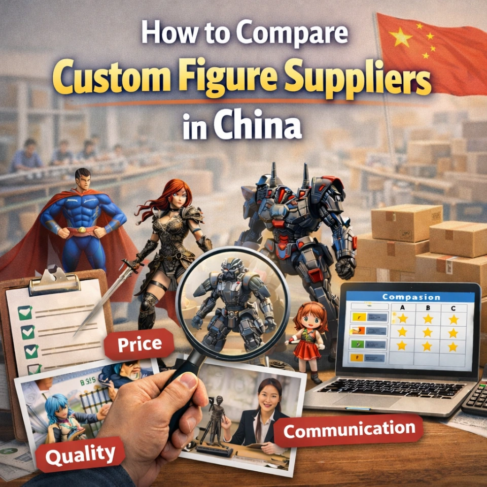 How to Compare Custom Figure Suppliers in China