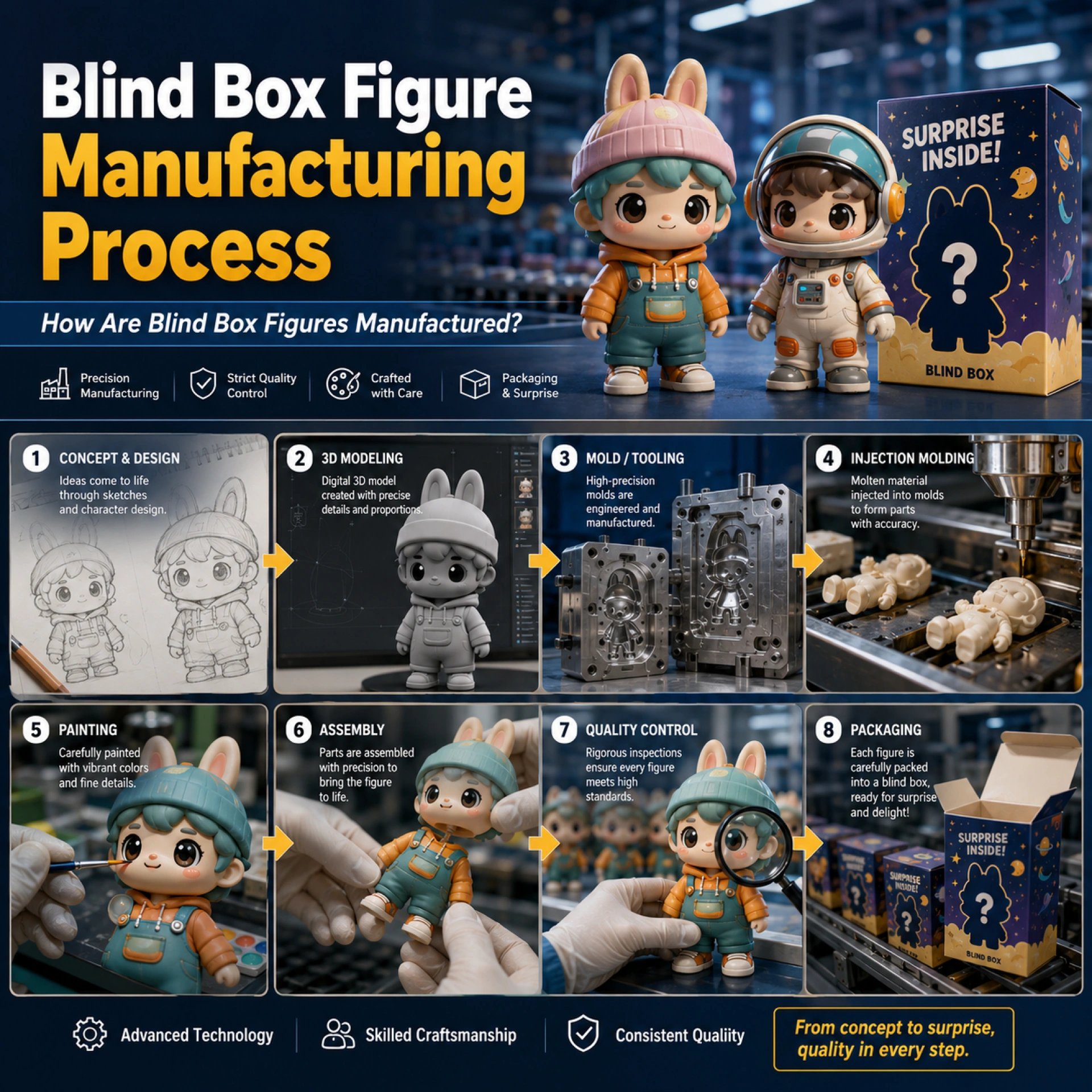 Blind Box Figure Manufacturing Process_ How Are Blind Box Figures Manufactured