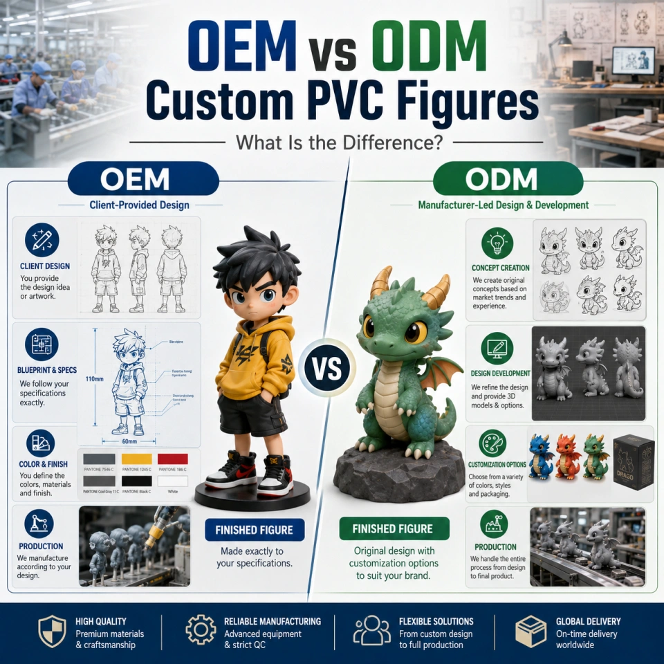 OEM vs ODM Custom PVC Figures