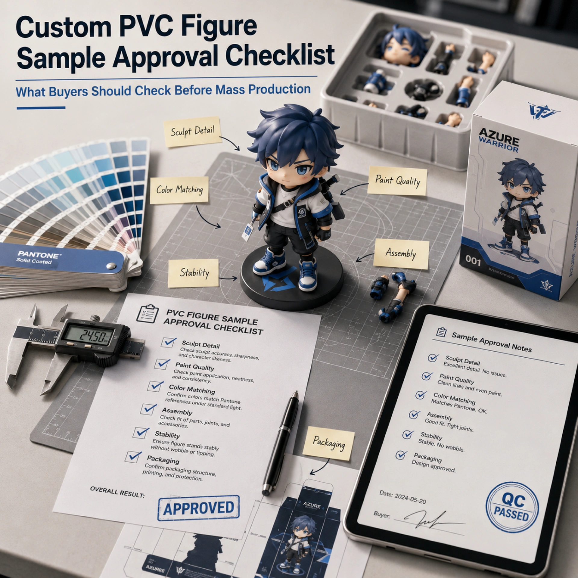 Custom PVC Figure Sample Approval Checklist_ What Buyers Should Check Before Mass Production
