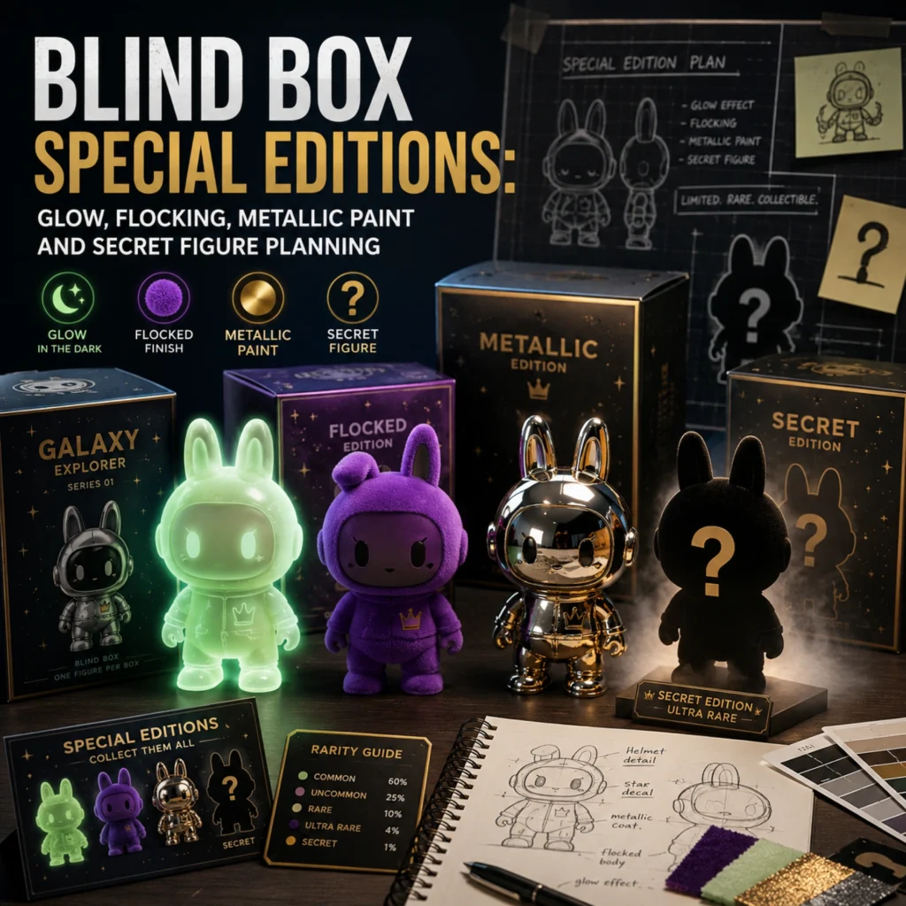 Blind Box Special Editions_ Glow, Flocking, Metallic Paint and Secret Figure Planning