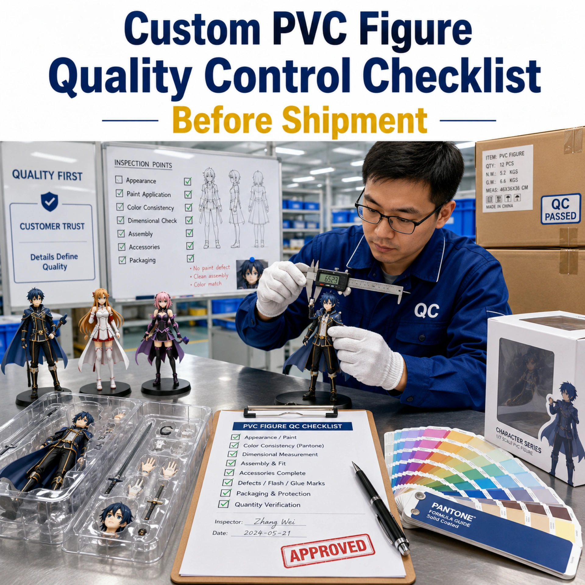 Custom PVC Figure Quality Control Checklist Before Shipment