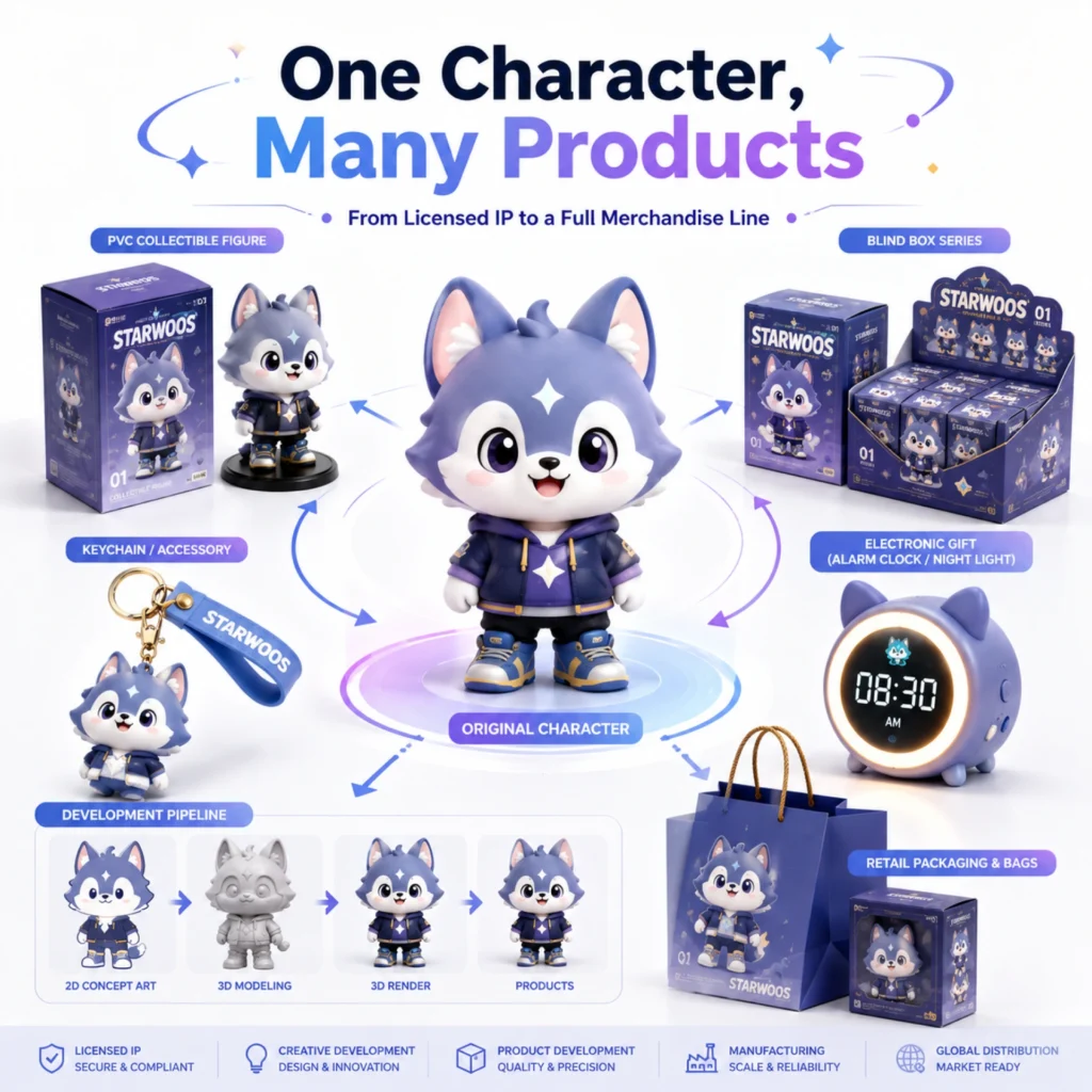 How to Turn One Licensed Character Into a Multi-Product Merchandise Line_