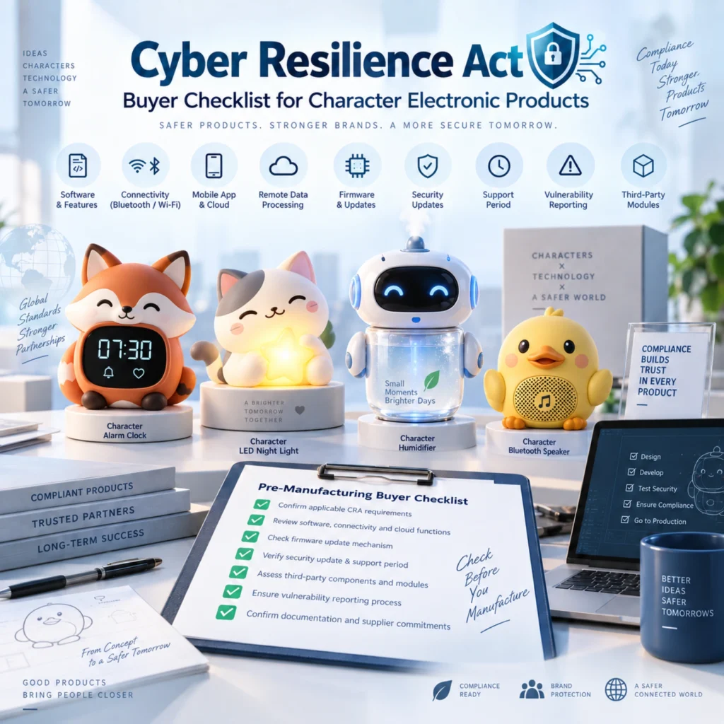 Cyber Resilience Act for Character Electronic Products: What Buyers Should Confirm Before Manufacturing