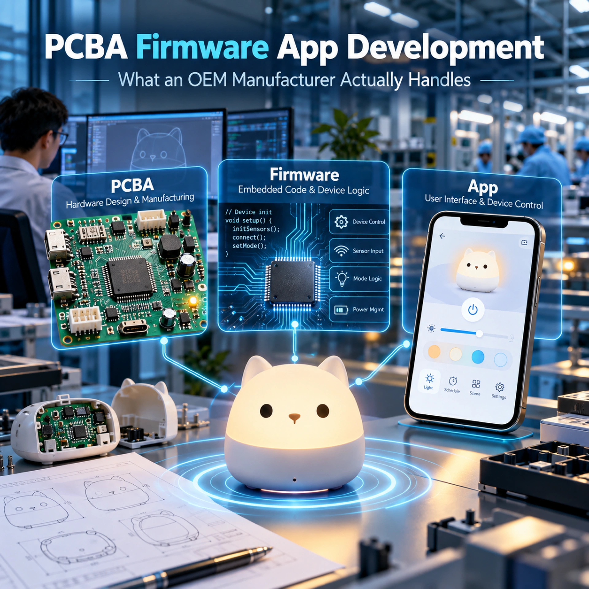 PCBA Firmware App Development_ What an OEM Manufacturer Actually Handles