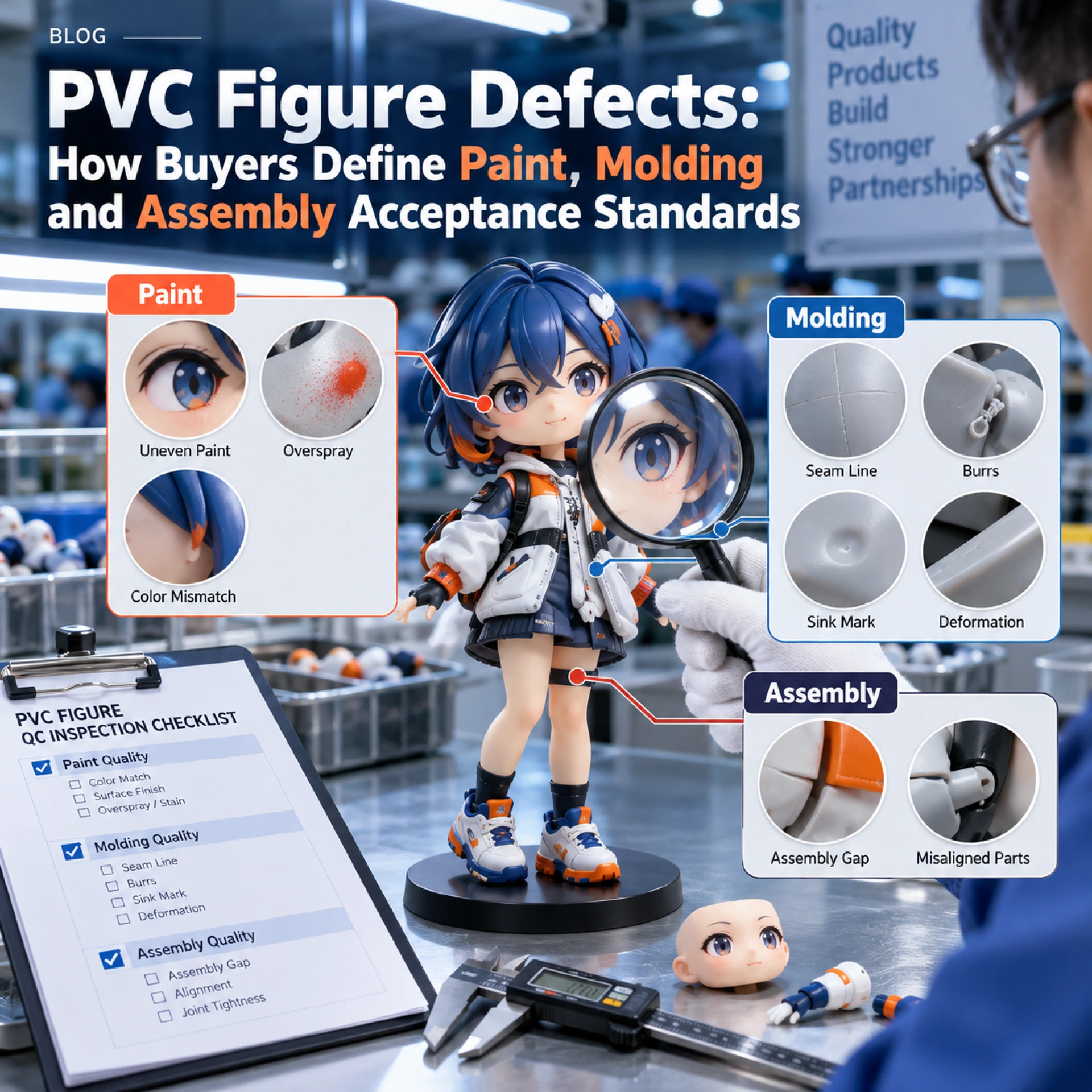 PVC Figure Defects: How Buyers Define Paint, Molding and Assembly Acceptance Standards